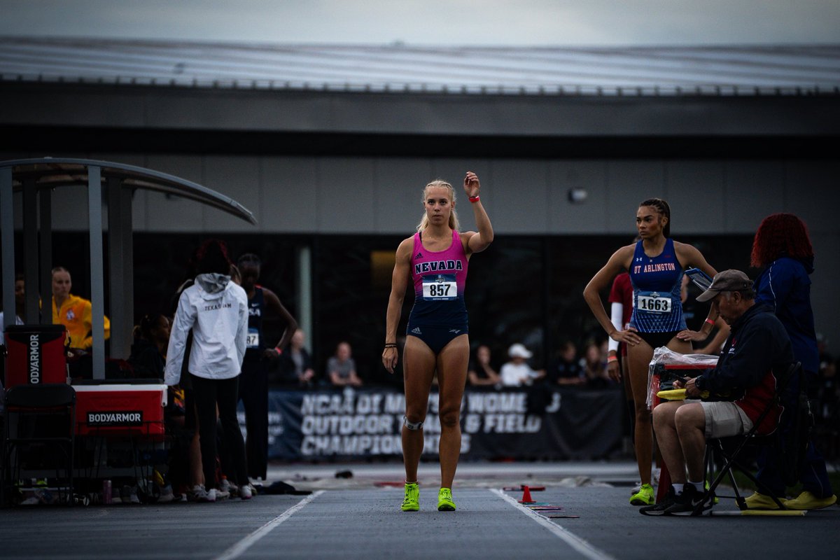 WolfPackTrack's tweet photo. 𝟔.𝟏𝟏𝐦 𝐅𝐨𝐫 𝐊𝐚𝐭𝐡𝐚𝐧!

Alma Kathan places 31st with a jump of 6.11m to close out her superb sophomore season!

#BattleBorn #NCAAOTF https://t.co/5AHVUhnpKf