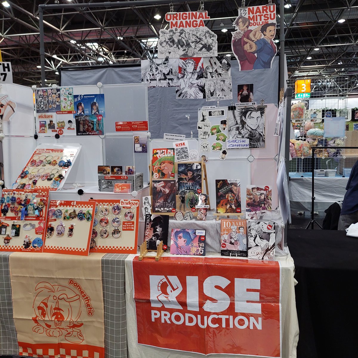 CrossExamiSan's tweet photo. We are at hall 3, booth 3Q37,
Please remember to pickup your preorders yeh. https://t.co/zLe1gaT85B