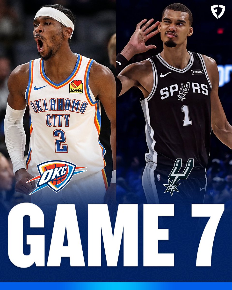 FDSportsbook's tweet photo. THE TWO BEST WORDS IN SPORTS.

THUNDER VS. SPURS GAME 7 ON SATURDAY 🍿 https://t.co/N0Dz998JFy