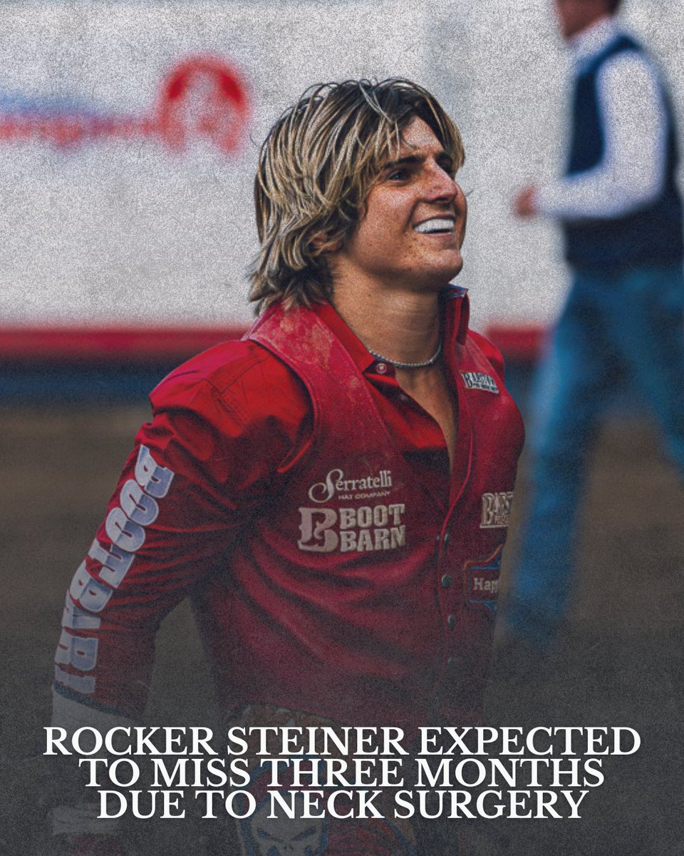World No. 1 Rocker Steiner is expected to miss about three months due ...