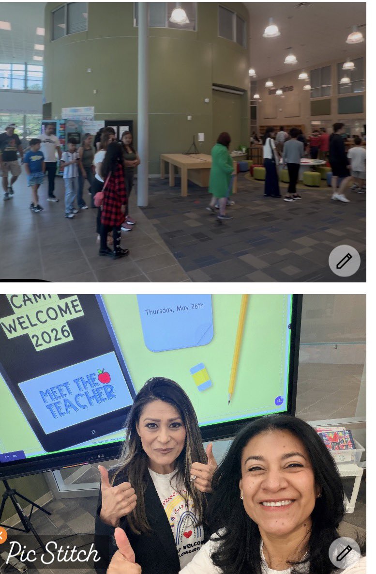 SBISDML's tweet photo. And just like that the Camp Welcome team is ready for Monday! We are so excited to have a great summer with our newcomer students! @irmacmedina1218 @PrestonMarthaJ @fernandoESL @TecJulie https://t.co/l9J5CaPnnN