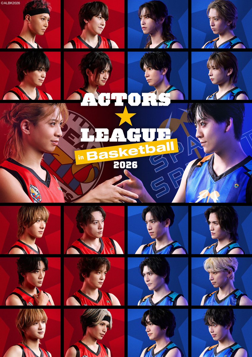hiroki_ishibash's tweet photo. 『ACTORS☆LEAGUE in Basketball 2026』
出演させていただきます！
ビジュアルも解禁です💫
なんとユニフォームが真っ赤に！！！
赤ギャルばし❤️‍🔥
そして個人的には、じろくんとシンメで向き合っているのがとってもエモいです🍙
応援よろしくお願いします！
#アクターズリーグ🏀 https://t.co/gBFDCLNq0S