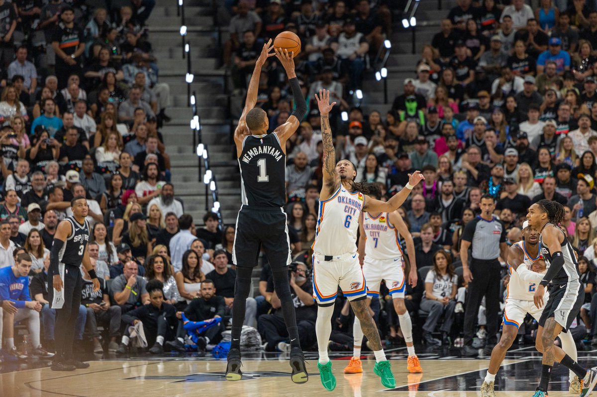 KABBFOX29's tweet photo. GOING TO GAME 7! | The San Antonio Spurs have won Game 6 against the Oklahoma City Thunder, and are advancing to Game 7! --> https://t.co/qQvJFyW8mc https://t.co/ZEtIqlcBjT