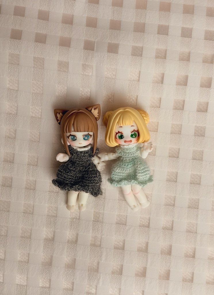 studiomeisen_hc's tweet photo. 夢うさの抽選今日までですね！
良いタイミング？なので6月中に夢うさと小さな子犬わたあめのお洋服をboothに追加しようと思ってます。
写真1枚目のりんごのお洋服はまだ試作なので少し変更する予定です！ https://t.co/Vlh5sW6Oof