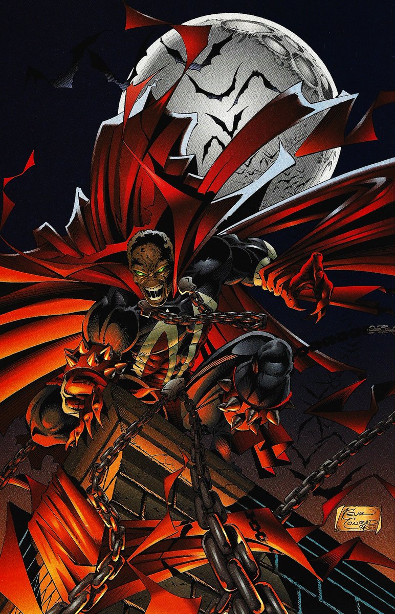 SpawnArchive's tweet photo. Spawn pin-up (1994). Art by @KevinConradArt
#Spawn https://t.co/LVgDTPzr4a