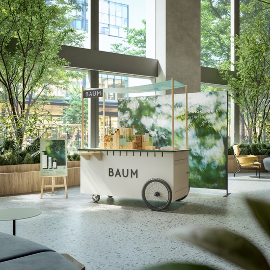 atcosmenet's tweet photo. 「BAUM ひのきの森」が全国5ヶ所を巡る旅へ🌳森の香りをまとった特製ワゴンで、都市に小さな森の体験を🍃

巡回スケジュール&amp;詳細はこちら👇
https://t.co/9RxjPjNAgK https://t.co/F2qTx63cFA