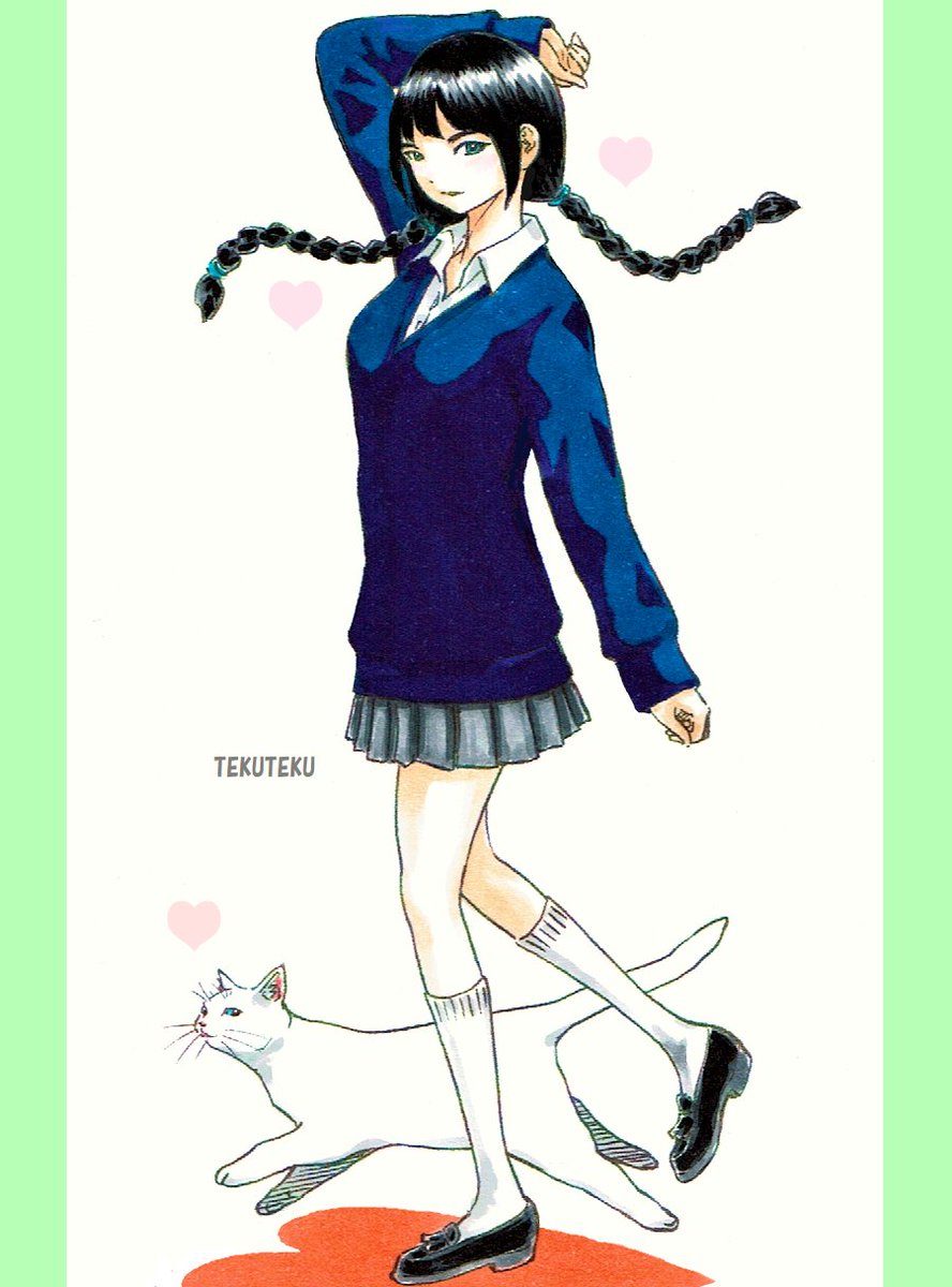 「#ツインテール好き絵描きがツインテ好きのために二つ括りキャラを貼る義務 ↑ 作っ」|TEKUTEKUのイラスト