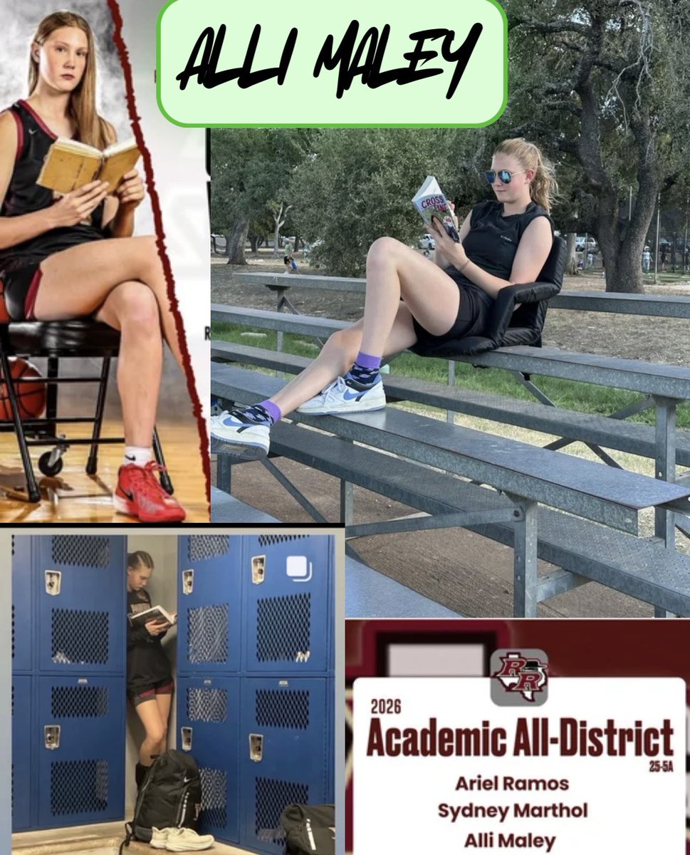 phoenixselect's tweet photo. You can almost always catch 6’3”
2027 @Alli_Maley reading a book between 🏀 games, or watching her brothers ⚾️ games or even in a locker🤷‍♂️
Tomorrow she has a phone call with the Head Coach at a Ivy League University🔥📚 🎓
@CGBR27 
@BTNScouting https://t.co/8CUK4KinB8