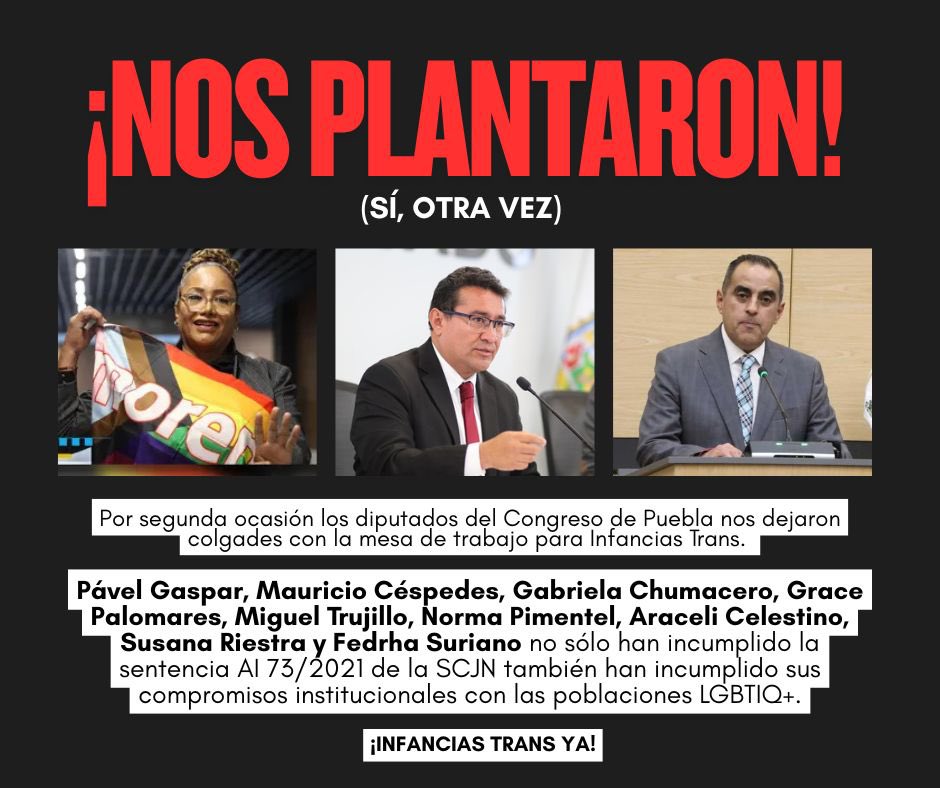 RedTransPue's tweet photo. @angulosiete @PTPueblaOficial @YvetteRosas33 ¡Quién diría que la izquierda progre iba a abogar por escuchar a los antiderechos! https://t.co/ZSj0PhTo9A