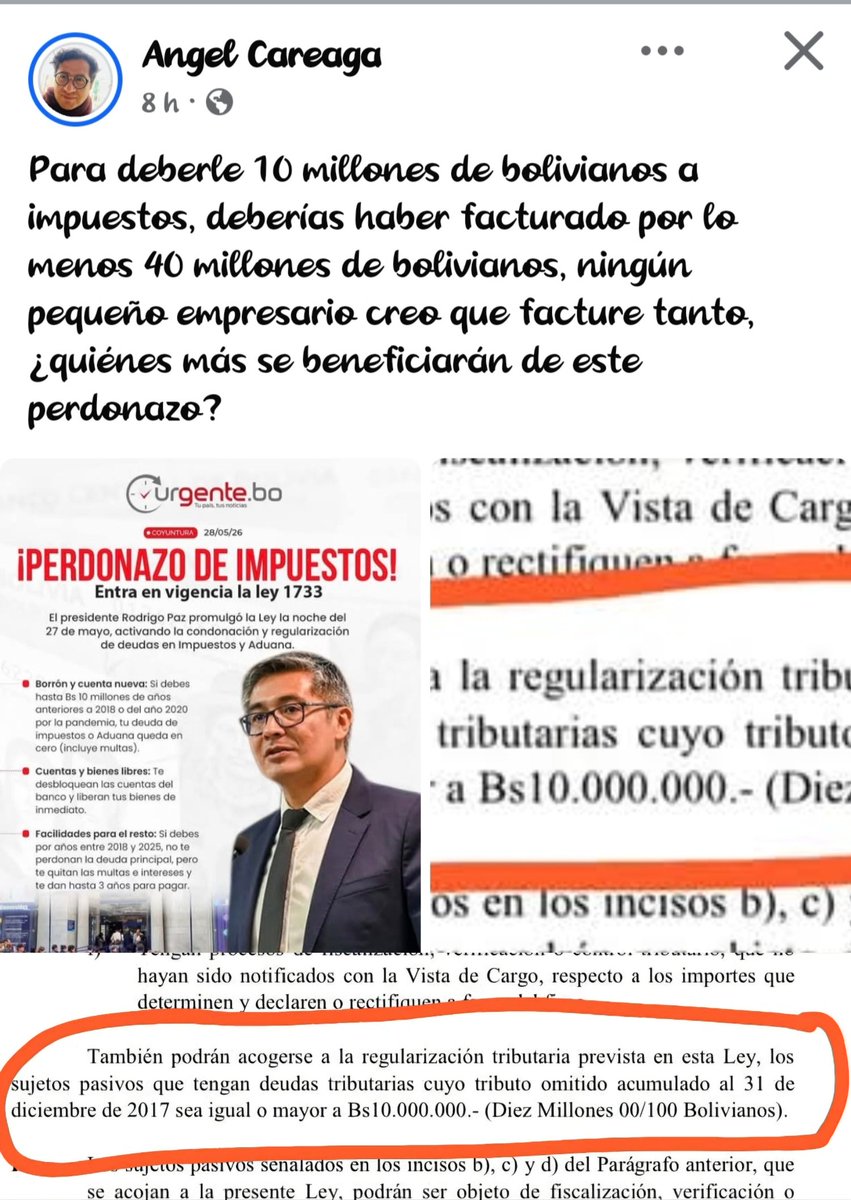 PatitaGastineZ's tweet photo. Y vos, "emprendedor" has facturado más de 40 millones?
Sigues defendiendo "la democracia" de los millonarios, que no te beneficia, solo porque los indios a los que odias están pidiendo la #renuncia del inepto @Rodrigo_PazP.
#perdonazo para los millonarios, #tarifazo para vos. https://t.co/KdTDxUEsYs