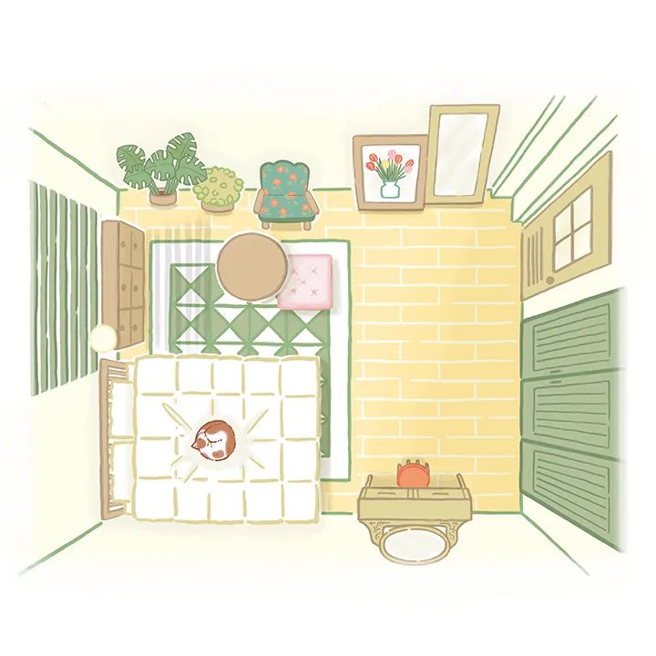 remii_k's tweet photo. 1枚目は2024年年賀状用に描き下ろしたイラストです。
2枚目のイラストの別角度でもあります。

ウィリアムモリスが好きなのでアンティークな家具に興味があります。
ちょっと素敵な、ホッとできる、暮らしも描いてゆきたいテーマです。 https://t.co/sGuLKgvFTB