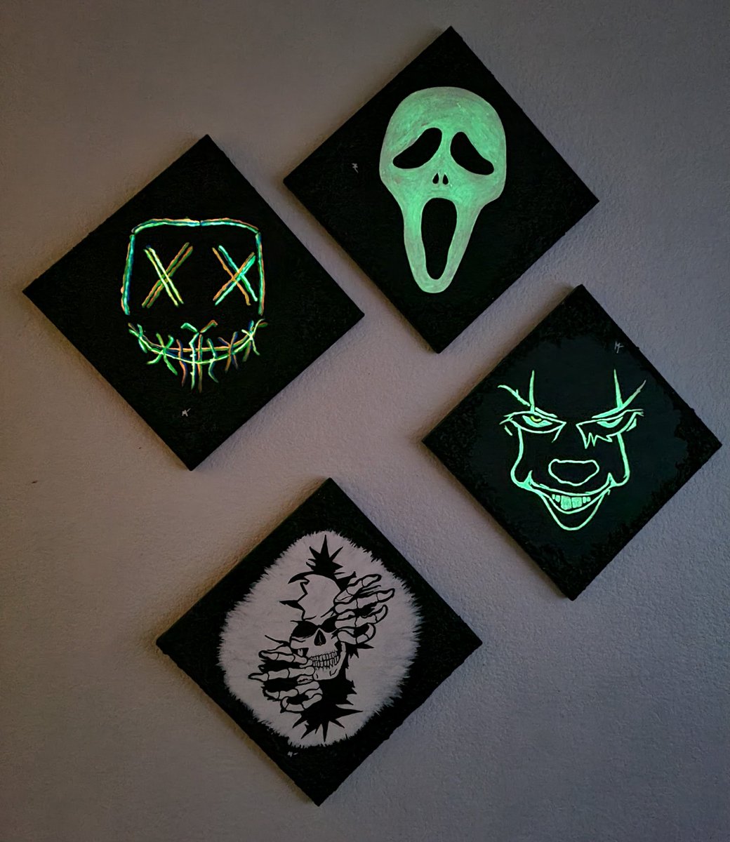 ARIZONA__DOMMEE's tweet photo. 10"x0" Canvas Set 
Textured
Glow in the Dark
$250 + ship
@HorrorHammer1 @horrormuseum 
@AcrylicArtWorld https://t.co/Ku0O2675iV