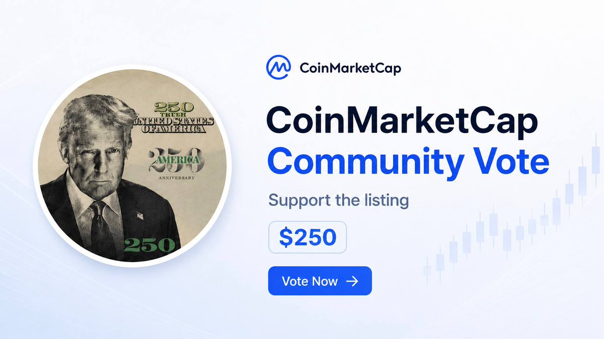 trivediweb's tweet photo. $250 vote is live on CoinMarketCap.

the community push starts here.

https://t.co/b9A5s3fx7d

vote now and help move it. https://t.co/FQXFtLX2mO