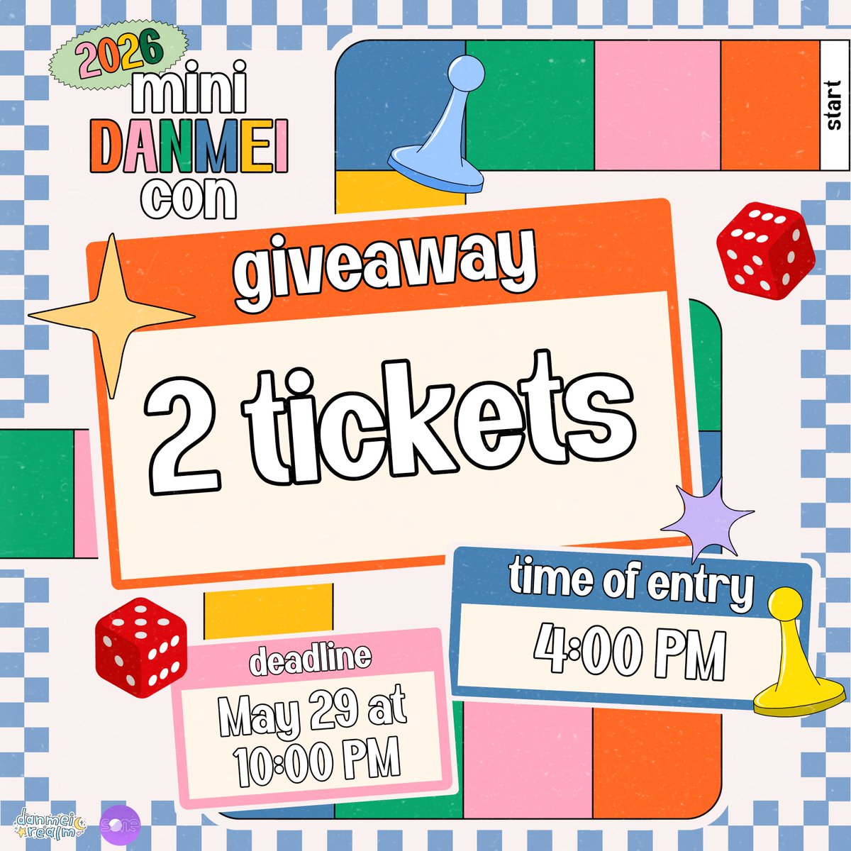 danmeirealm's tweet photo. ‼️ GIVEAWAY ALERT ‼️

Get a chance to win TWO (2) Open House tickets for the Mini Danmei Con 2026! Sponsored by: @kiwithemusical 🥝 

To join:
💬 Tag a friend
🔁 Retweet this post 
❤️ Like this post

Giveaway ends tonight at 10:00 PM!

#MiniDanmeiCon2026 #DanmeiPH https://t.co/iiLn3QGhkJ