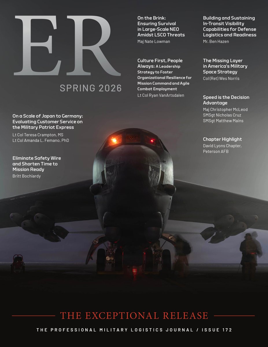 TeamLOA's tweet photo. ⚔️ The warfighter edge starts with learning.

The Spring’26 Exceptional Release is live with insights on warfighting, innovation, and the future of #logistics.

Sharpen your perspective today and bring new ideas to the fight. #LOGNATION #LOA2026_Vegas

👉 https://t.co/C7eMSjmS5N https://t.co/oiNxCnAOu1