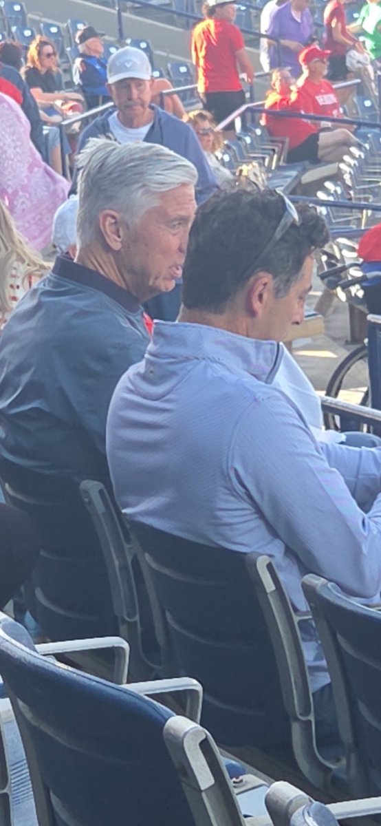LamarBo32's tweet photo. @RayDunne975 Dom and at least 10 scouts in the stands tonight at Reading for Gage Woods start. Who’s coming back in the package?! https://t.co/klefXmSFZI