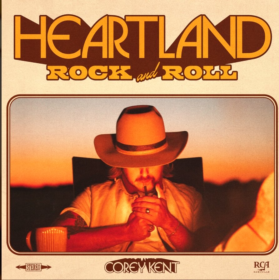 CountryCentral's tweet photo. Corey Kent announces new album "Heartland Rock and Roll."

Out September 25th. https://t.co/iVSfNLswhn