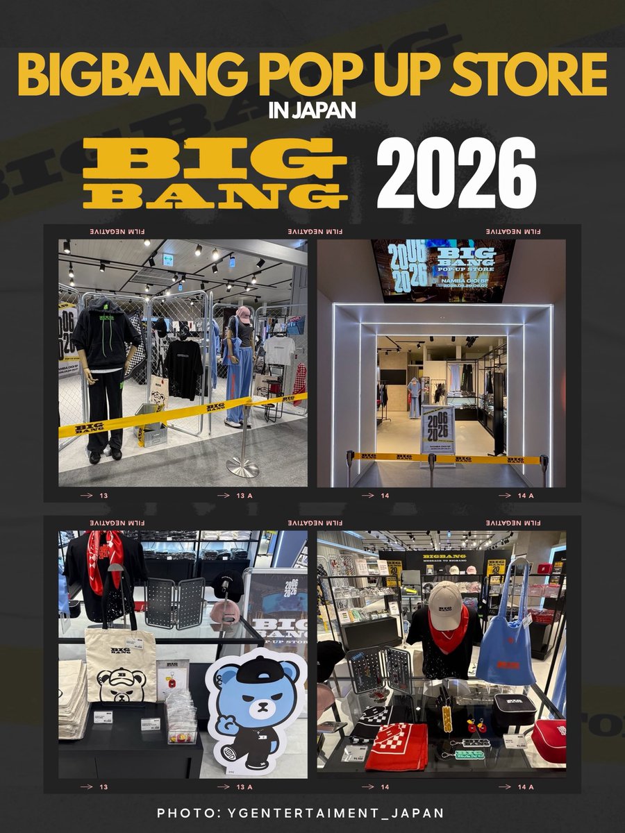 BIGBANG POP-UP STORE Opens in Osaka Today! ✨ BIGBANG's special