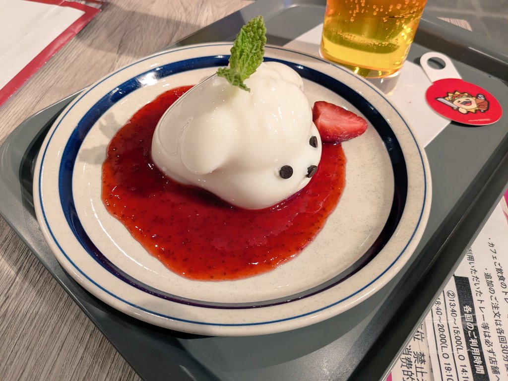 djtgr337's tweet photo. やっとここなちゃんのわんも〜カフェのいぬプリン食べられた！
ぷるぷるしてめっちゃかわいい✨
#ストグラ街歩きin大阪 https://t.co/Nj4bnmZvUH