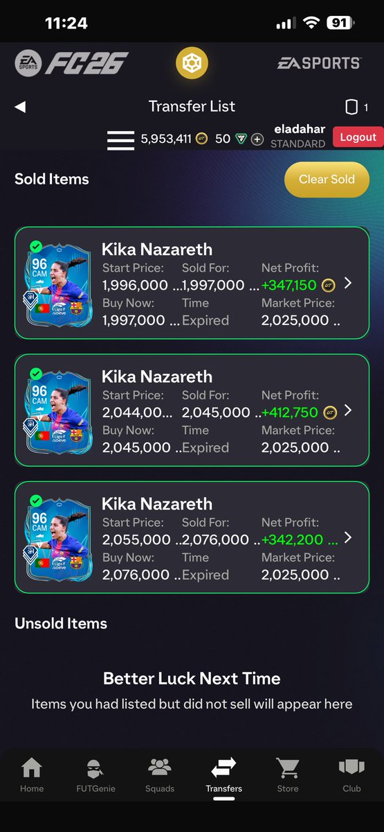 MLocksmith7890's tweet photo. @Jake_FutTrading She’s so good in game, I’ve got 6 more to sell back to the panic sellers that sold her for 1.5 lollll https://t.co/gfjCAe48SH