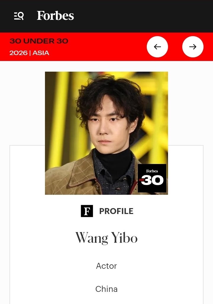 envyofyibo's tweet photo. So proud to witness megastar #WangYibo constantly recognized by Forbes, the most powerful business magazine in the world!!

🏆2026 Forbes Asia 30 Under 30
🏆2021 Forbes China No.2
🏆2020 Forbes China No.9
🏆2019 Forbes China 30 Under 30
🏆2019 Forbes China No.71
#ForbesUnder30 https://t.co/zMlsE6buqS
