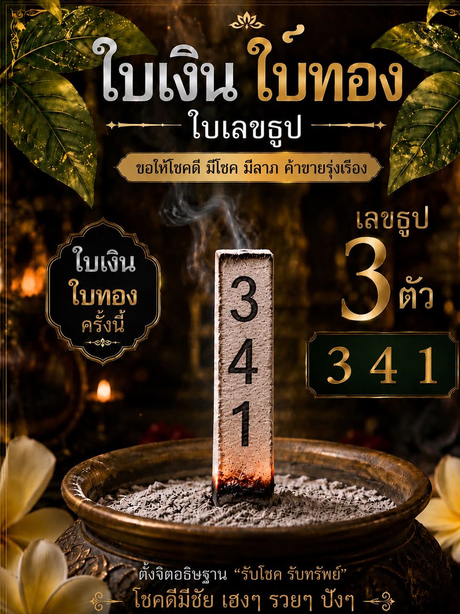 ใบเงินใบทอง🍀 tweet media