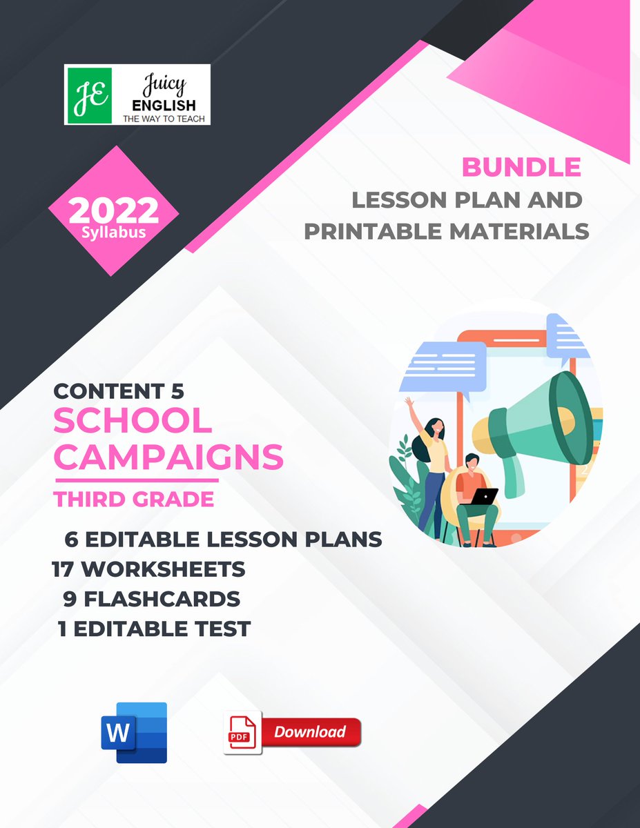 JuicyEnglishCom's tweet photo. School campaigns - Lesson plans and worksheets
https://t.co/YjNtzMLGYT https://t.co/zm53DPWn4L