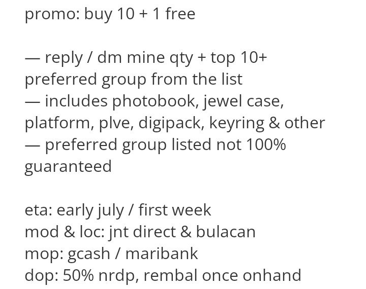 kloudecarts's tweet photo. wts lfb ph #kloudebox

📬 random sealed album
  — ₱90 each
  — see more details below

t. pc &amp;team 8turn 82major ahof ald1 cix cravity dkz epex evnne itzy kickflip nct dream wish wayv nexz nowz oneus onf sf9 the boyz treasure trendz wei xikers zb1 solo https://t.co/FckQ6v11dl
