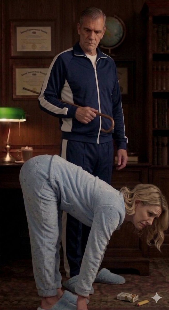 Pumpkin34669992's tweet photo. Part 2 - 10:15pm - Boarding School Smokers Caught and Caned 
The head/housemaster caught two ladies smoking in the bathroom after lights out.  Daniella Snyder finds herself bent over for the compulsory 6 of the best with the cane! She will  be sleeping on her tummy tonight! https://t.co/jxeIz4L9d7