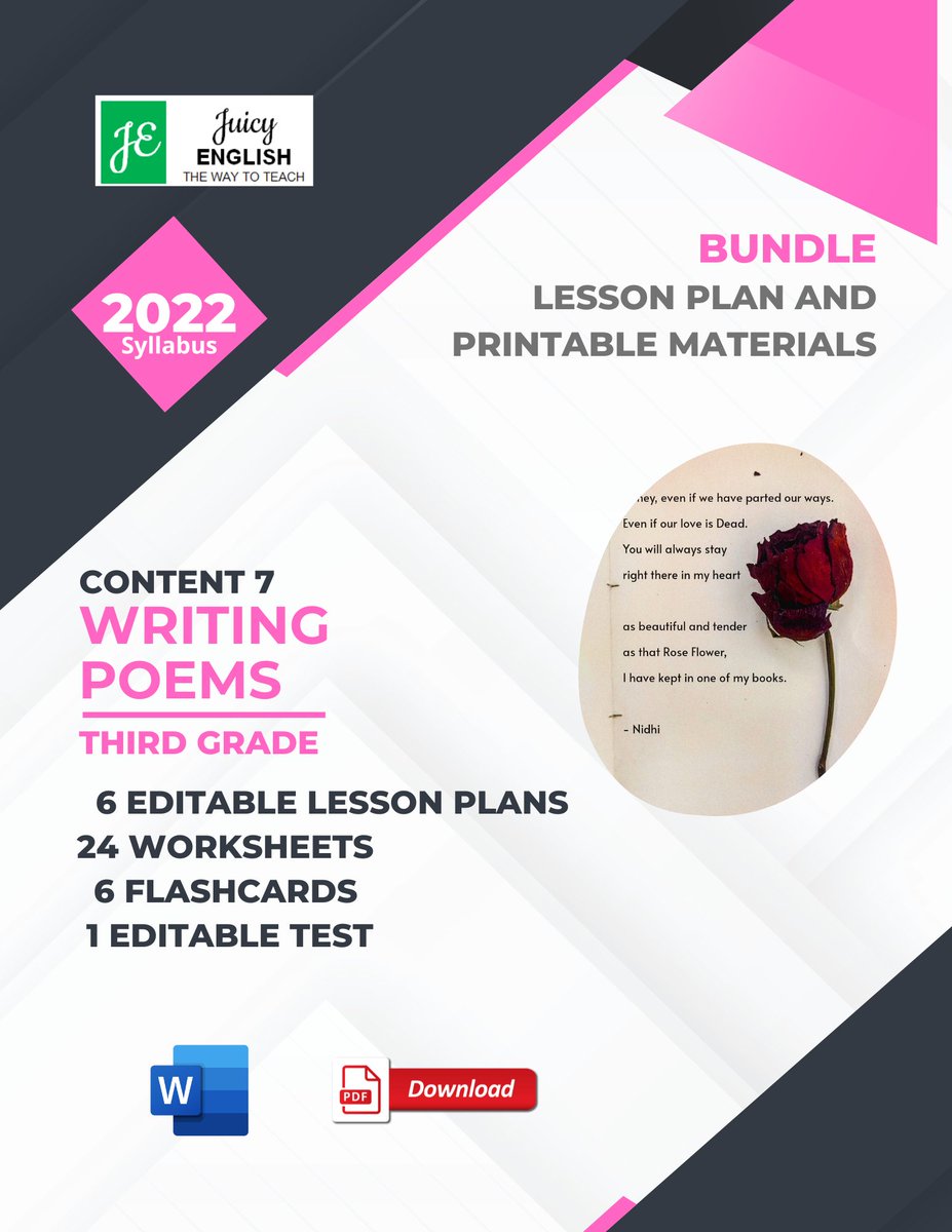 JuicyEnglishCom's tweet photo. Writing poems - Lesson plans and worksheets
https://t.co/VAWLxZ04rK https://t.co/o1AShW9oFY