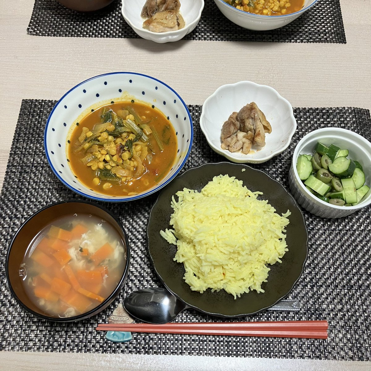 imaginary_udon's tweet photo. 豚しゃぶパスタ
ダルカレー
ズッキーニと舞茸の和風ペペロンチーノ
麻婆茄子豆腐
#料理好きな人と繋がりたい
#X家庭料理部 
#自炊記録 https://t.co/l1xGEOgOol