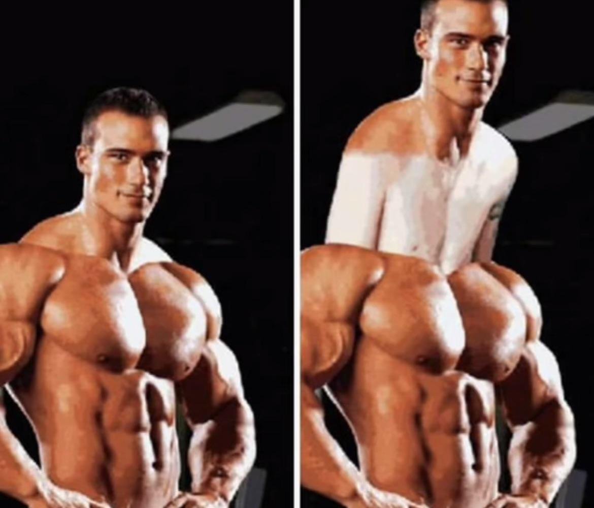 Political_Hoop's tweet photo. @Notwokenow Muscle builders are wearing a Muscle suit and you can't convince me otherwise https://t.co/tLSdsWgbPG