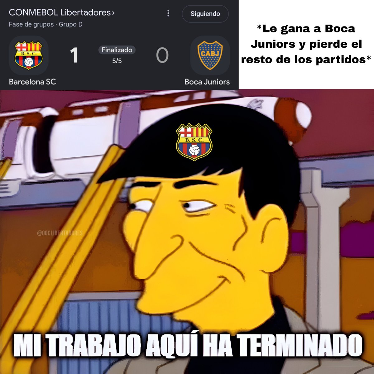 Out of Context Libertadores tweet media