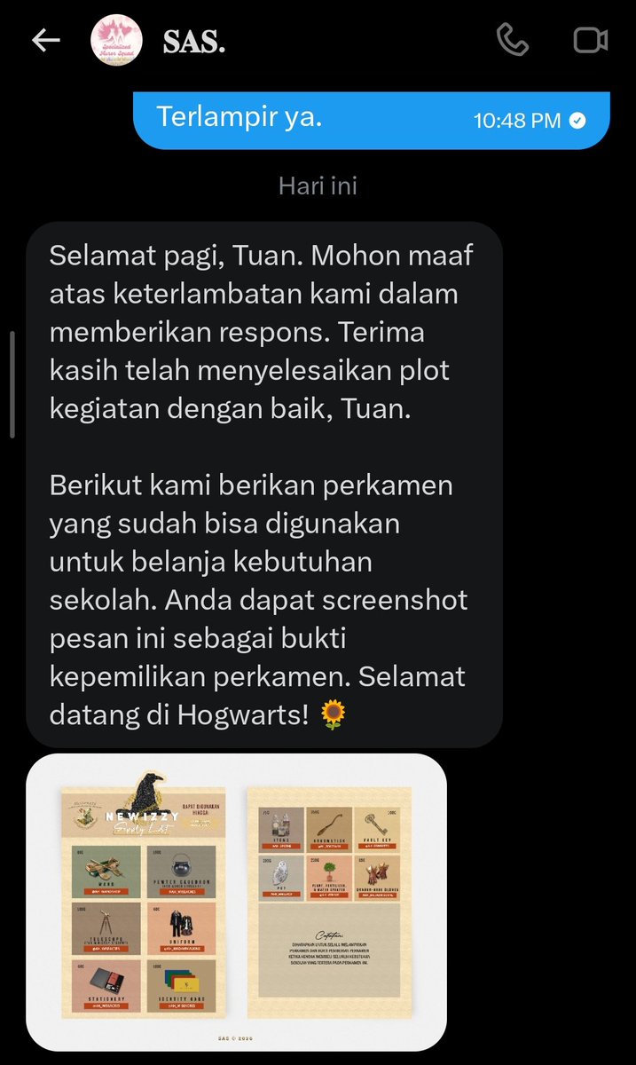 mincharea's tweet photo. Selamat siang, @AH_Kebunie @AH_Gringotts

Izin mengirimkan bukti konfirmasi pemesanan, terima kasih. https://t.co/7d2s7GsK0x