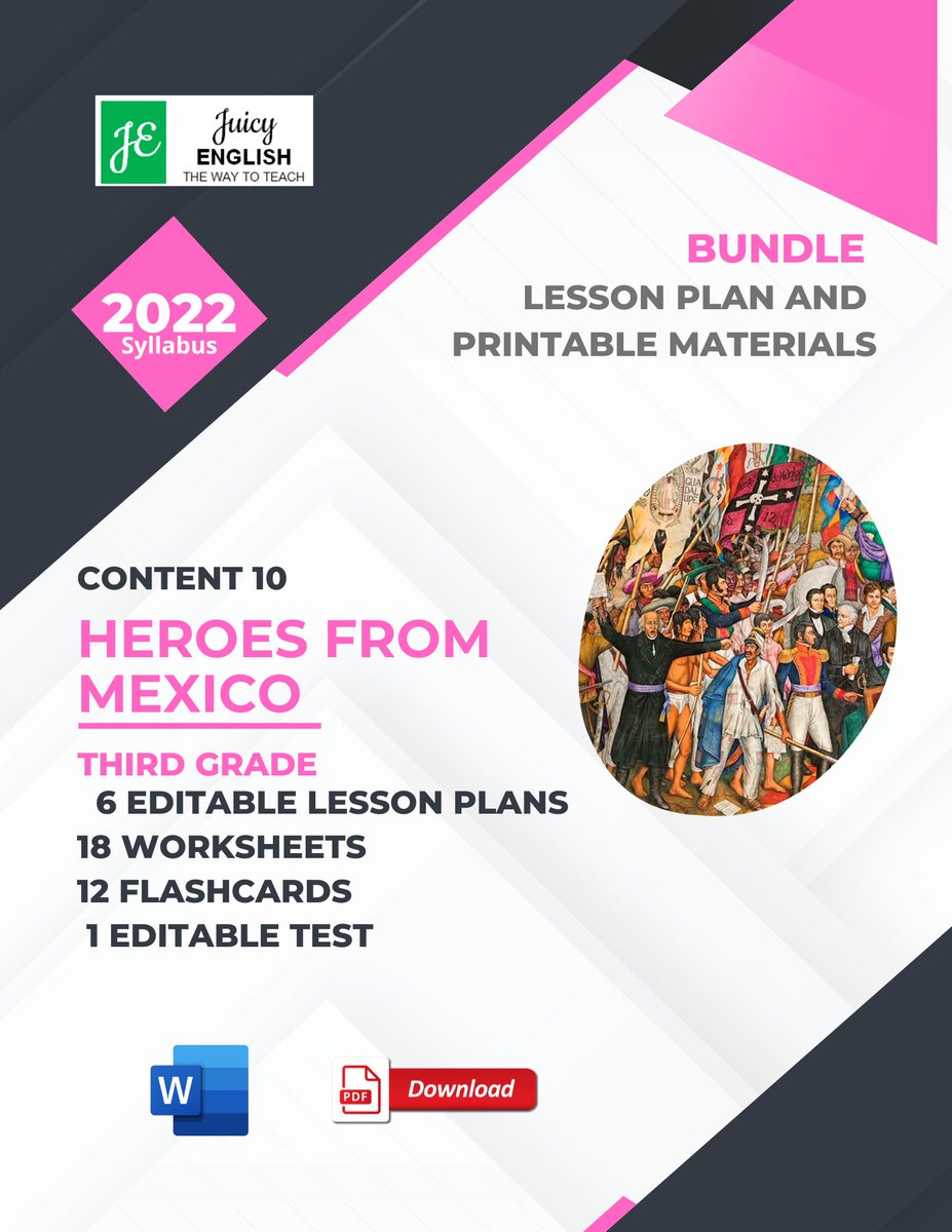 JuicyEnglishCom's tweet photo. Heroes form Mexico - Lesson plans and worksheets
https://t.co/xq3gwCwhUb https://t.co/uSxZAQ4hGv