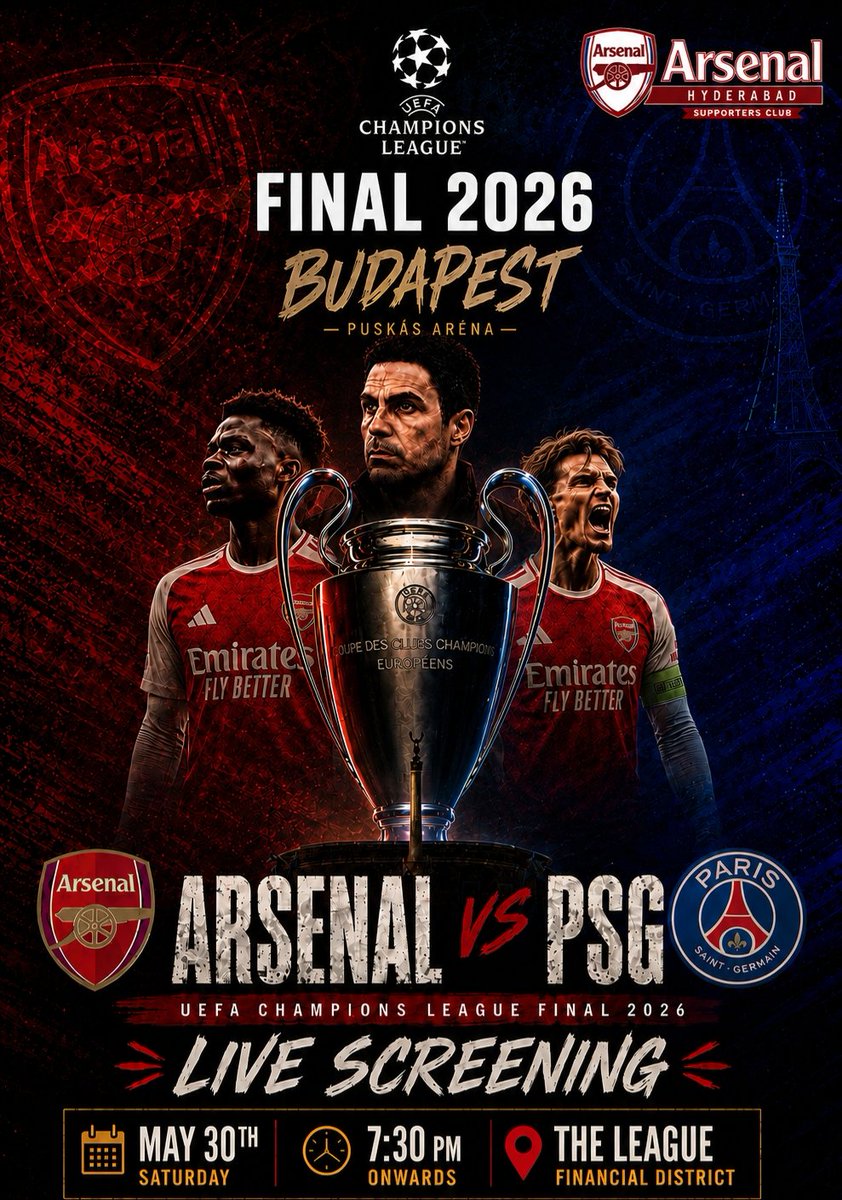 Arsenal Hyderabad Supporters Club tweet media