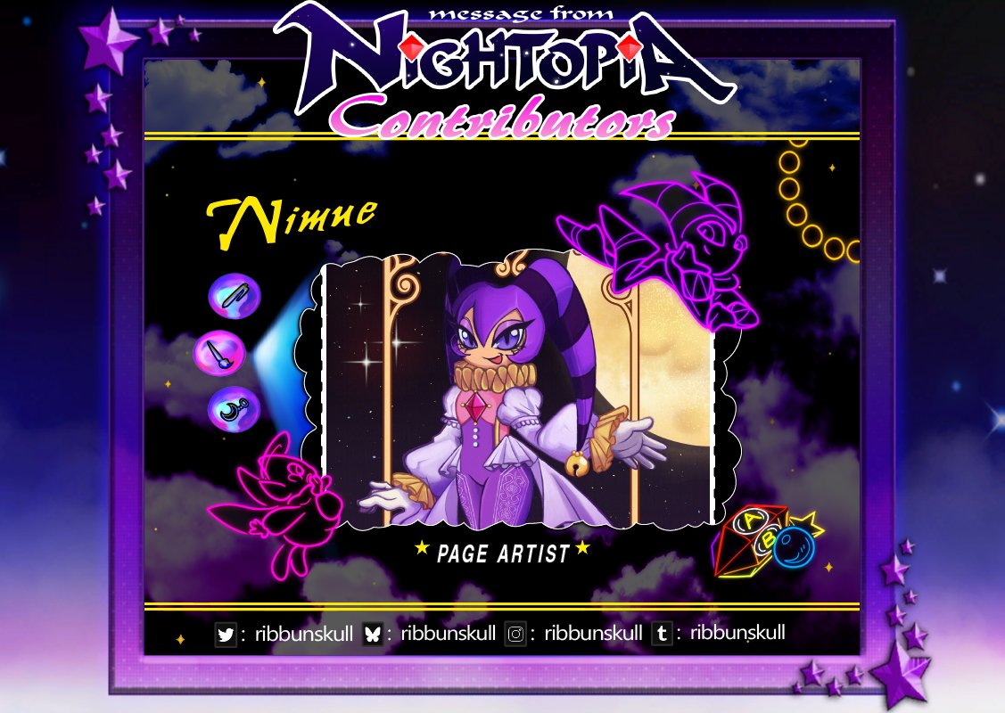NightsZine's tweet photo. Another batch of Nightopians have been spotted getting ready for the zine!  

Introducing...   

Mudthrone (@MudThrone) 
Rosegold Archon (https://t.co/eKxjElnXvz) 
Nimue (@ribbunskull) 
Wrenyx (@Biovyx) https://t.co/j242zwE1MK