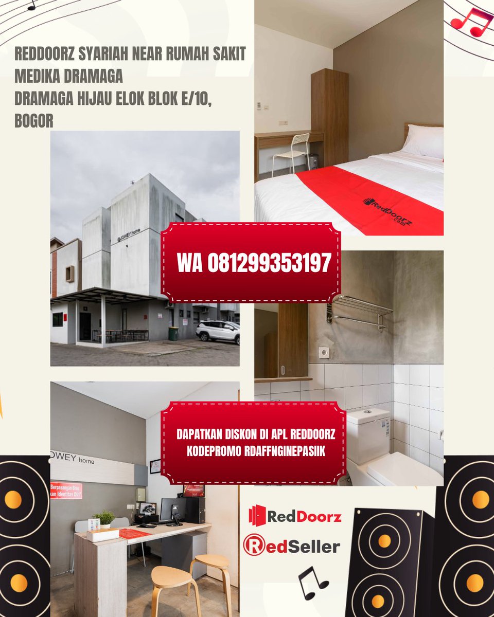 MethaRyn's tweet photo. ✨ Stay nyaman di Bogor makin hemat! ✨
Menginap di RedDoorz Syariah near Rumah Sakit Medika Dramaga 
📍 Dramaga Hijau Elok Blok E/10, Bogor
📲 Booking WA: 081299353197
🎉 Dapatkan diskon spesial di aplikasi RedDoorz
🏷️ Kode promo: RDAFFNGINEPASIIK https://t.co/QkKb0iDA3L