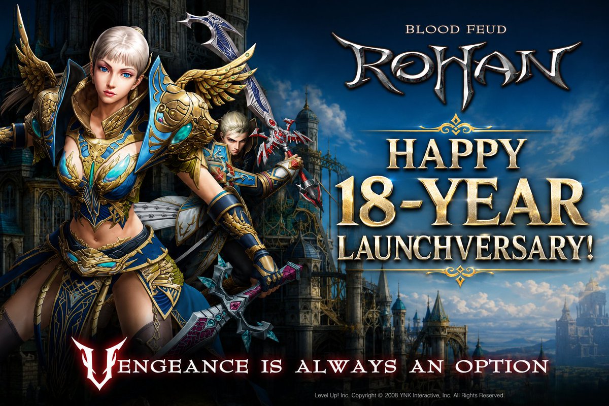fwhite319's tweet photo. Today marks 18 years since the launch of R.O.H.A.N.: Blood Feud. https://t.co/9O3CBmQGub