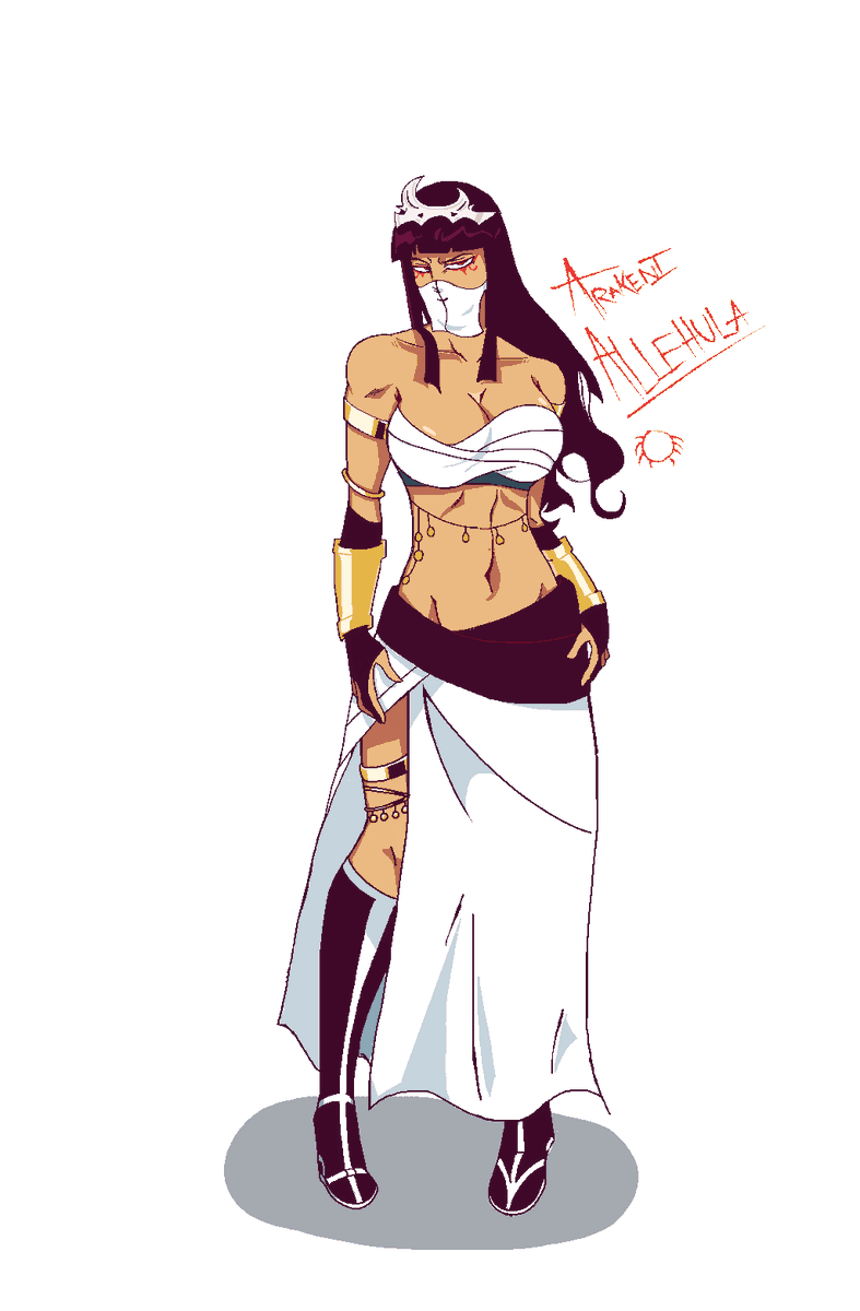 f_fl4r3's tweet photo. Arrancar character redraw, Arakení Allehula (right is the og if it wasn't obvious lol) #BLEACH #bleachoc https://t.co/LIxJllPWn3