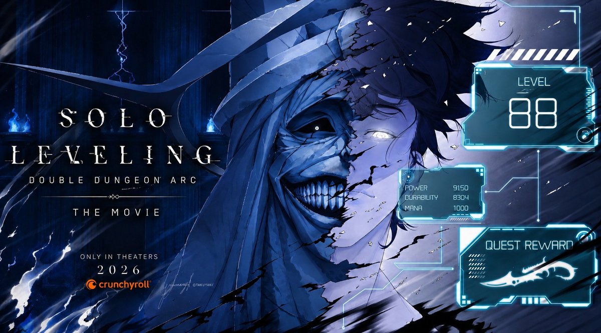 Ronin_VB_King's tweet photo. 🚨SOLO LEVELING MOVIE : DOUBLE DUNGEON ARC OFFICIAL KEY VISUAL!!!🚨 https://t.co/Xq88HzGWuH