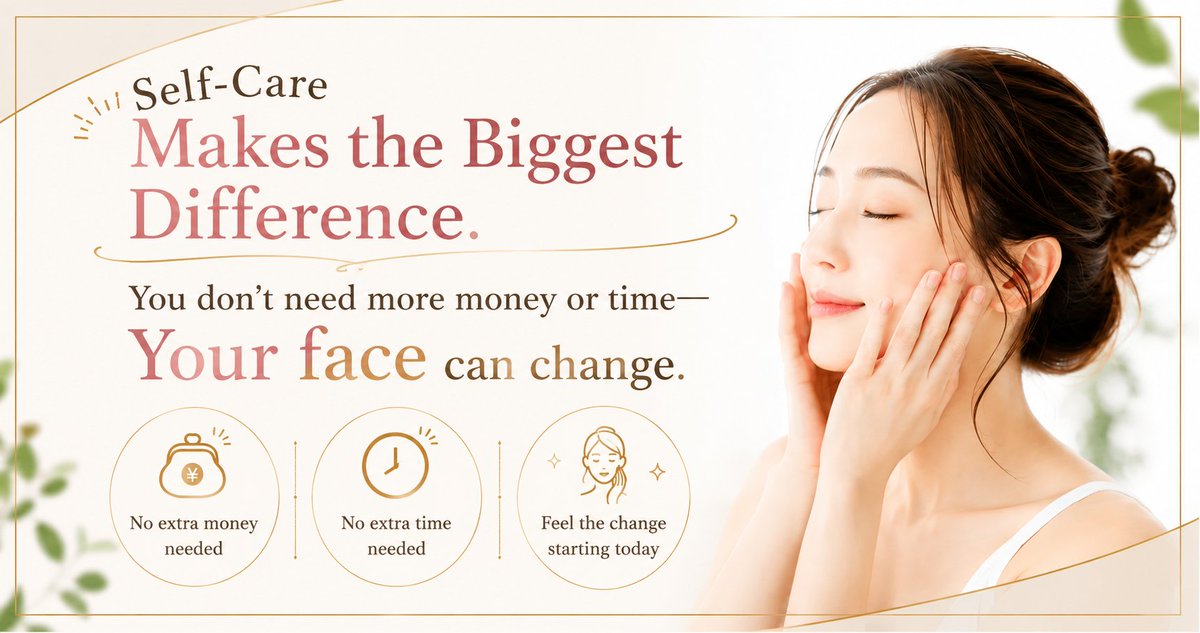 magicalfacial's tweet photo. The most powerful beauty treatment isn't expensive.
It's the self-care you practice every day. ✨
Your face can change. Your confidence can too.｜magician facialist @magicalfacial https://t.co/Fg5uzMV4Sa 

#BeautyCommunity
#FaceYogaChallenge
#NaturalBeautyTips
#WellnessJourney
#Confidence
#Transformation
#JapaneseBeauty
#JBeauty
#BeautyFromJapan
#JapaneseSkincare
#MadeInJapan
#JapanBeauty
#JapaneseWellness
#japan

#Aesthetic
#HealthyAging