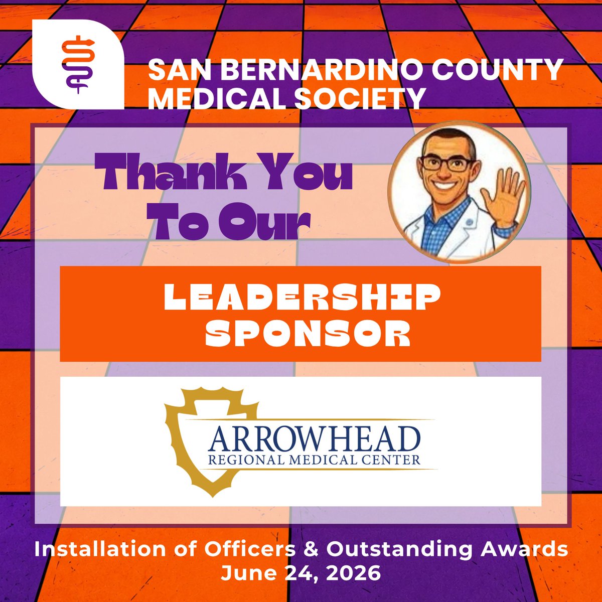SBCMS's tweet photo. ✨ Thank you to @ARMCSB, our Leadership Sponsor, for your generous support of the SBCMS 134th Installation event. We are grateful for your partnership and dedication to supporting physicians and healthcare in our community! #SBCMS #SponsorAppreciation #HealthcareLeadership https://t.co/K6NFvxDkJ3
