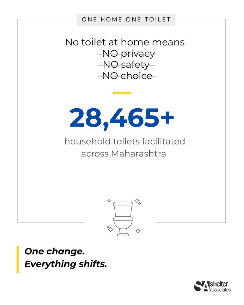 ShelterAssts's tweet photo. #ImpactInNumbers

Every number has a name behind it.
Every intervention, a life that shifted.
At Shelter Associates, the work continues — one community at a time.

#UrbanPoor #WomensHealth #HousingRights #TheNumbersAreReal #Sanitation https://t.co/dOPJS0pSaN