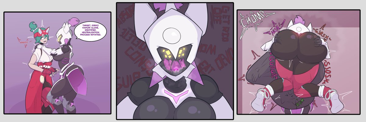 july_ssb's tweet photo. [COMM] "Terminator Kiriko Eats Kiriko Clone" 1/2

Talon needs to get rid of Kiriko Kamori due to her eating all their agents. 
read the rest here!: https://t.co/C9bqhLZmnA 

#vore #overwatch #kiriko https://t.co/792ZXsyPl0