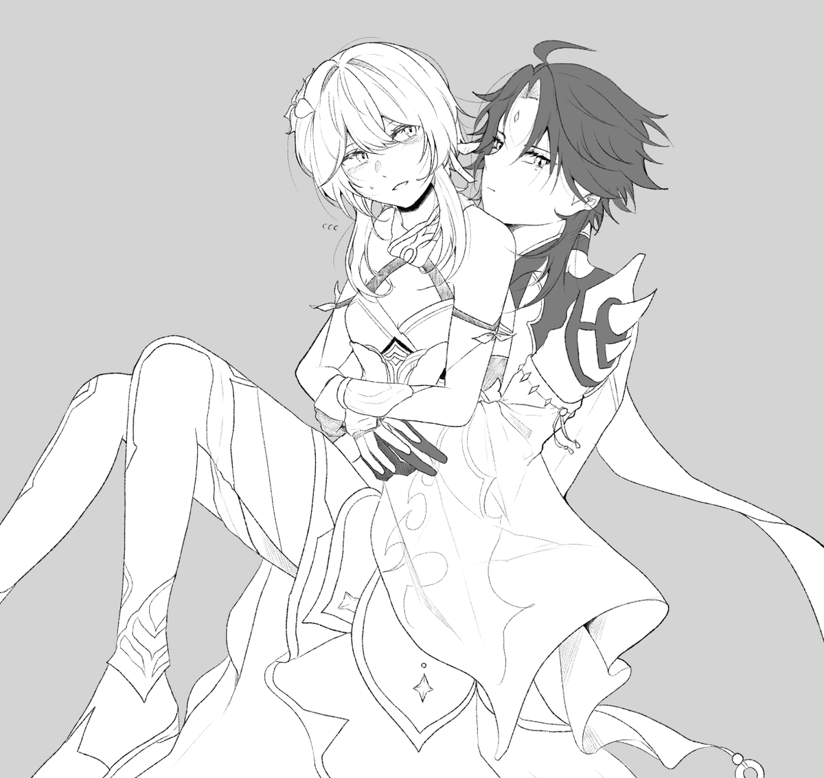 clearlyon325's tweet photo. #xiaolumi #魈蛍 

1년 전 그림 리메이크😳 https://t.co/5veqiNQyLp