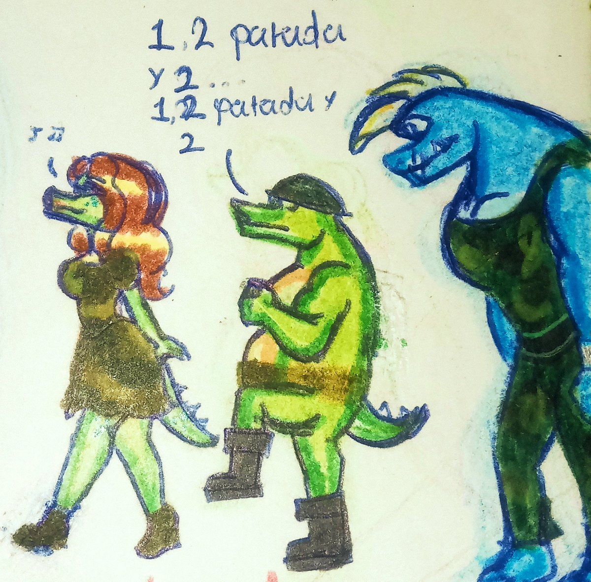 CondadoVid15624's tweet photo. Pequeño fanart Kremling & oc
#donkeykong #klump #krusha
#kremling https://t.co/U6RUHA2ohZ