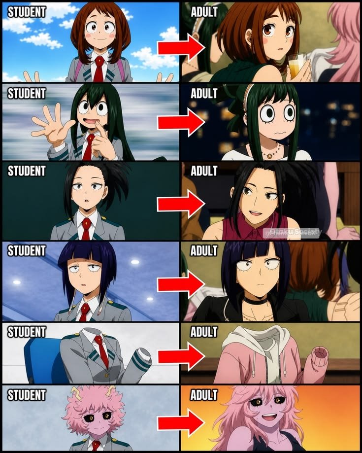 PhantomWeebX's tweet photo. Mha character has a different type of glow up
#mha https://t.co/9lccIwpU5V