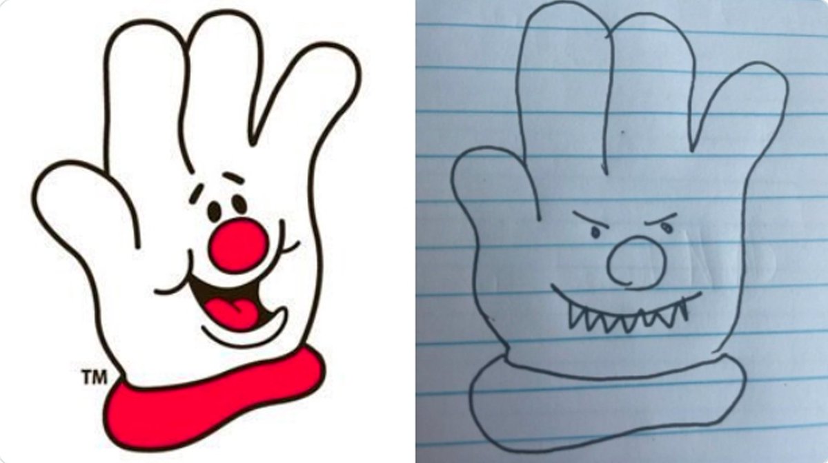 SnackAfter12AM's tweet photo. the dark, fucked up version of the hamburger helper mascot is so fucking hot and im tired of pretending hes not. https://t.co/KrEPUjkyyJ