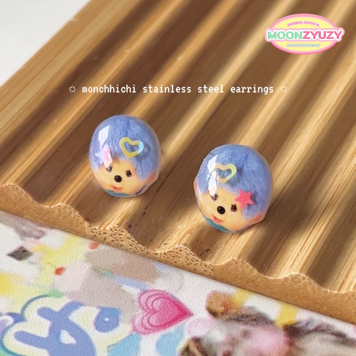 moonzyuzy's tweet photo. Who doesn’t adore Monchhichi and Chimutan? 

Sharing with you these handmade Monchhichi and Chimutan 3D bonbon stud earrings. I added some stars, flowers, hearts for that extra cuteness.

You can buy these from my 🛒 shopee store. We ship to Philippines, Malaysia and Singapore! https://t.co/zgCkVuT1L6